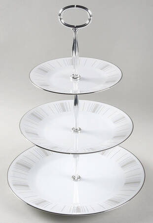 Isabella 13 7/8"-14 1/4" 3-Tiered Serving Tray(DP,SP,BB) HC