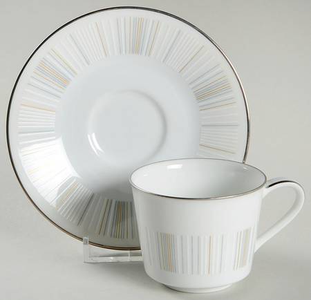Isabella Flat Demitasse Cup & Saucer Set