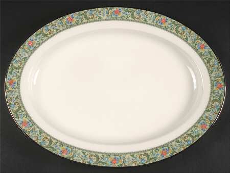 Isolde 16" Oval Serving Platter