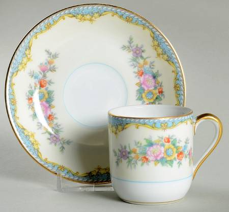Ivanhoe Flat Demitasse Cup & Saucer Set