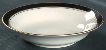 Ivory & Ebony Coupe Soup Bowl