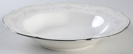 Ivory Lace Rim Soup Bowl