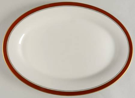 Ivory & Sienna 14" Oval Serving Platter