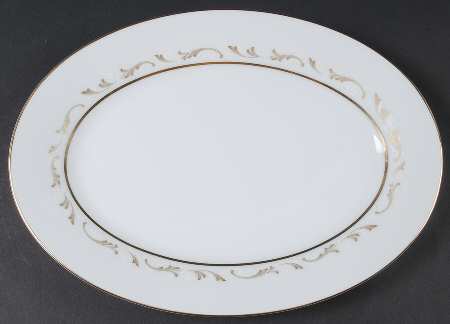 Jacqueline 12" Oval Serving Platter