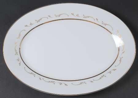 Jacqueline 14" Oval Serving Platter