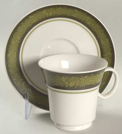 Jadestone Footed Cup & Saucer Set