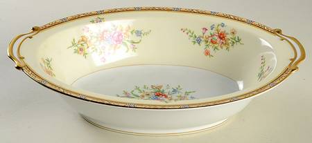 Janet 10" Oval Vegetable Bowl