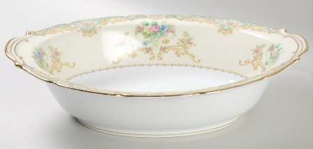 Janice 10" Oval Vegetable Bowl