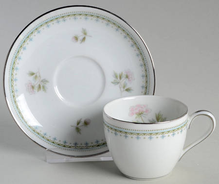 Jardine Flat Demitasse Cup & Saucer Set
