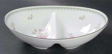 Jardine 10" Oval Divided Vegetable Bowl