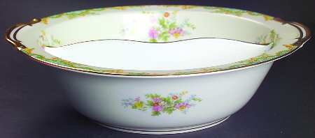 Jasmine 10" Round Divided Vegetable Bowl
