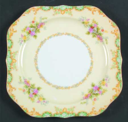 Jasmine Square Salad Plate