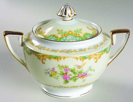 Jasmine Sugar Bowl & Lid