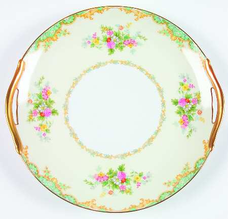 Jasmine Handled Cake Plate