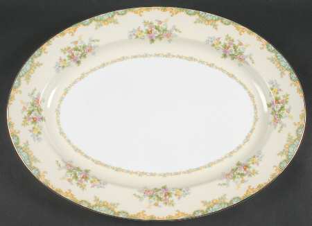 Jasmine 16" Oval Serving Platter