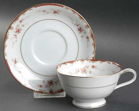 Jean Footed Cup & Saucer Set
