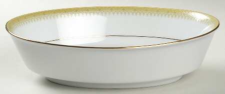 Jennifer 9" Oval Vegetable Bowl