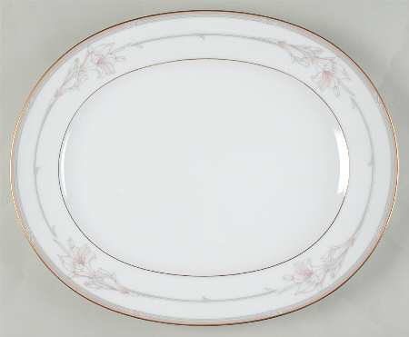 Jenna 15" Oval Serving Platter