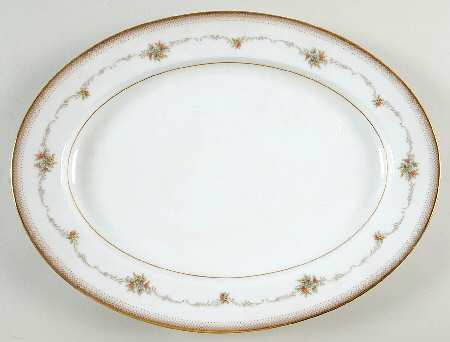Joanne 13" Oval Serving Platter