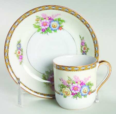 Juanita Flat Demitasse Cup & Saucer Set