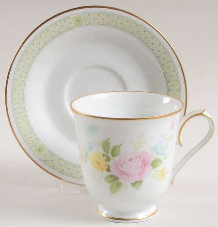 Jubilation Footed Cup & Saucer Set