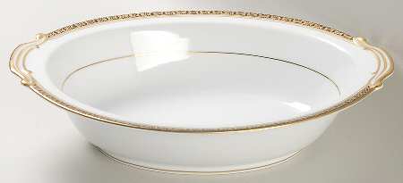 Julie 10" Oval Vegetable Bowl