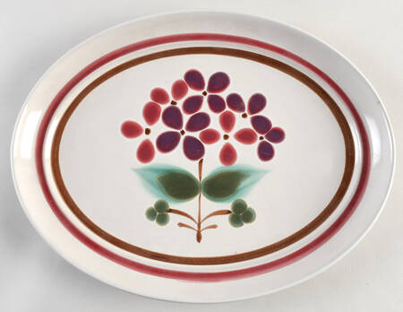 Junebuds 13" Oval Serving Platter