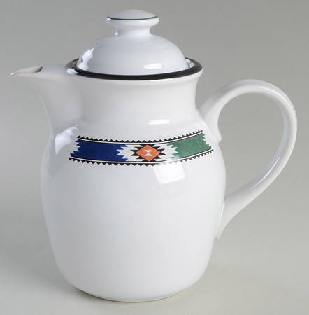 Kachina Tea/Coffee Pot & Lid