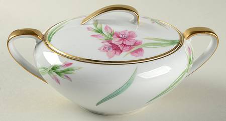 Karen (5141, Gold Trim) Sugar Bowl & Lid