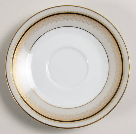 Karen (2671, Black & Gold) Saucer