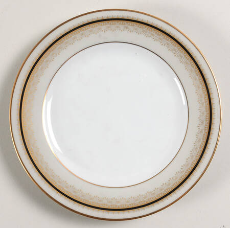 Karen (2671, Black & Gold) Bread & Butter Plate