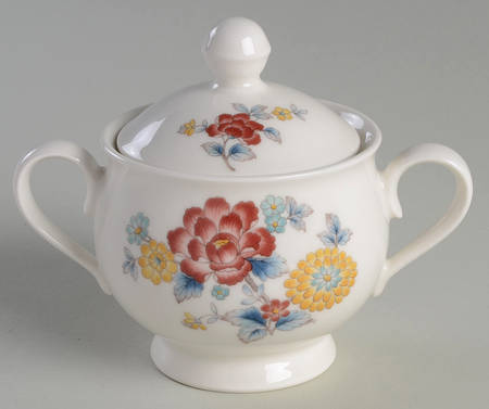 Kashmir Sugar Bowl & Lid