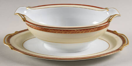 Kawana Gravy Boat with Attached Underplate