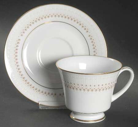 Keenan Footed Cup & Saucer Set
