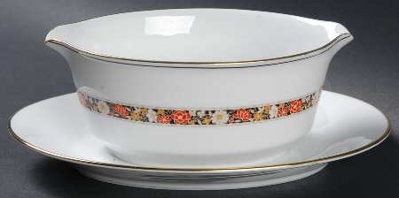 Kenilworth Gravy Boat with Attached Underplate