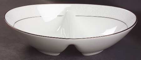 Kendal 10" Oval Divided Vegetable Bowl