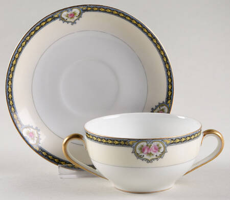 Kenosha Flat Bouillon Cup & Saucer