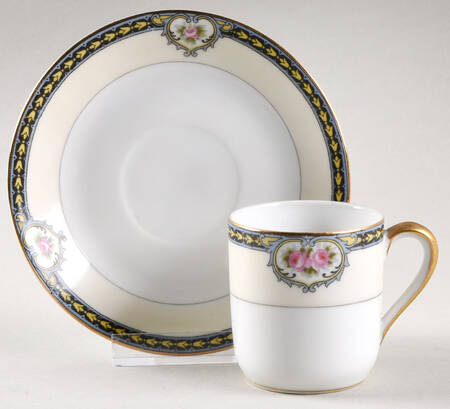 Kenosha Flat Demitasse Cup & Saucer Set