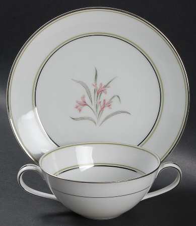 Kent Flat Cream Soup Bowl & Saucer Set