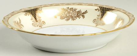 Kenwood (Black, Scalloped) Rim Soup Bowl