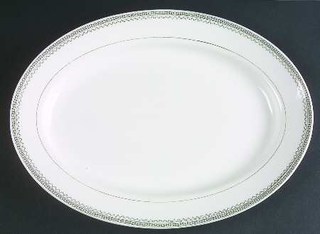 Keyboard 11" Oval Serving Platter