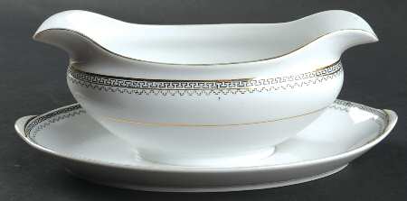 Keyboard Gravy Boat with Attached Underplate