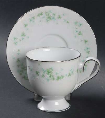 Killarney Footed Cup & Saucer Set