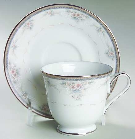 Kirkland Footed Cup & Saucer Set