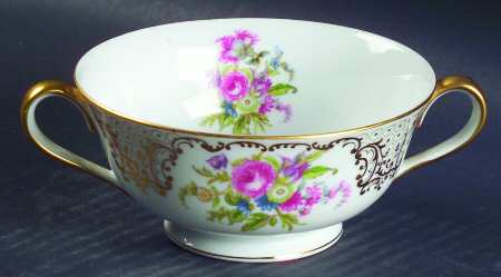 Kyngold Footed Cream Soup Bowl