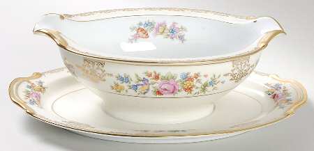 Ladyastor Gravy Boat with Attached Underplate
