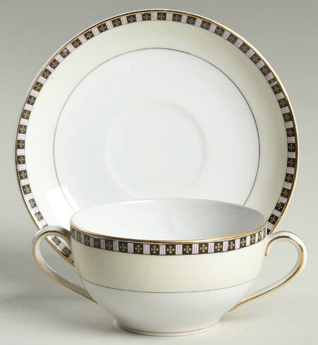 Lafayette Flat Bouillon Cup & Saucer