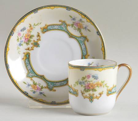 Lamara Flat Demitasse Cup & Saucer Set