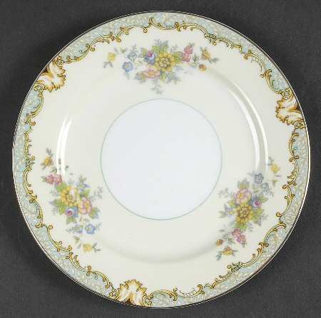 Lanare (Green Inner Ring) Bread & Butter Plate