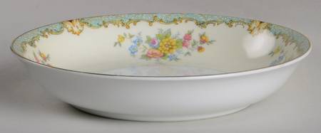 Lanare (Green Inner Ring) Coupe Soup Bowl